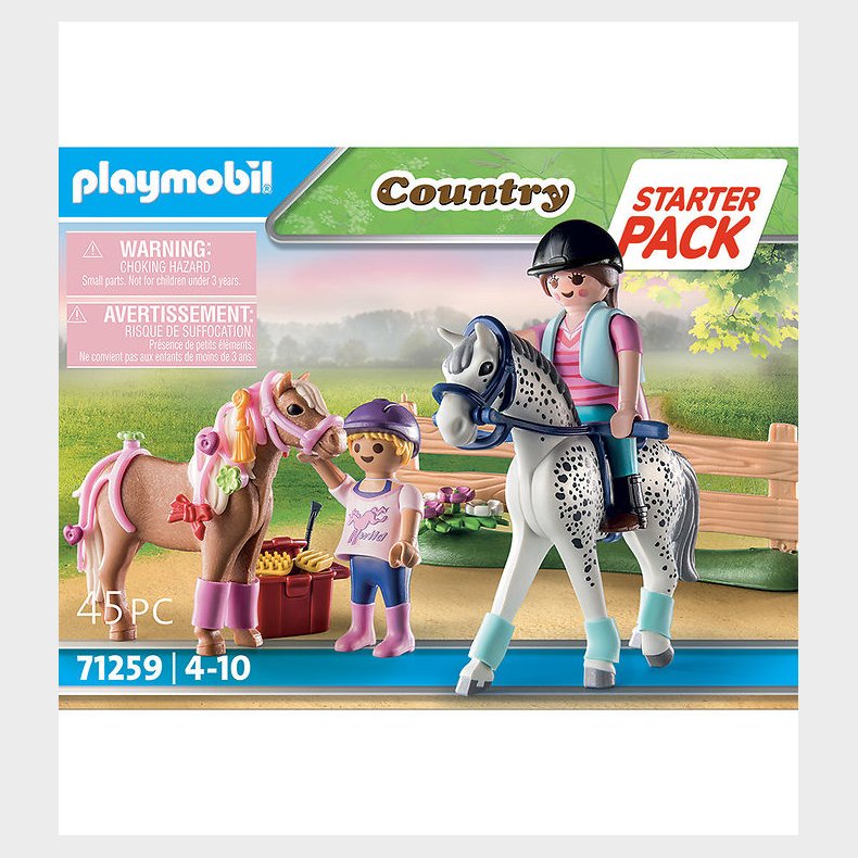 Playmobil Country - Starter Pack - 71259 - 45 Dele