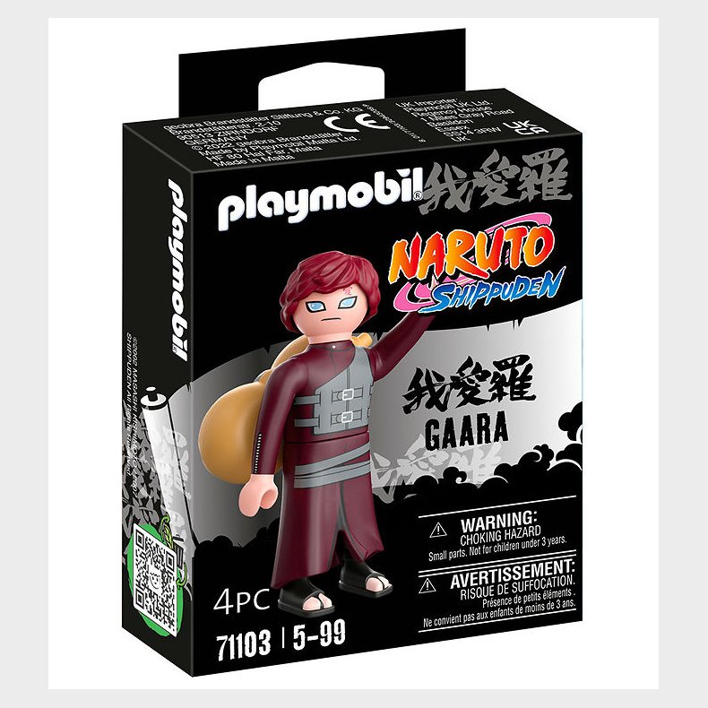 Playmobil Naruto - Gaara - 71103 - 4 Dele