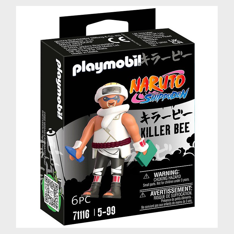 Playmobil Naruto - Killer Bee - 71116 - 6 Dele