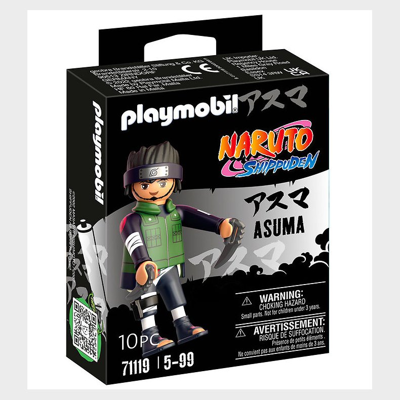 Playmobil Naruto - Asuma - 71119 - 10 Dele