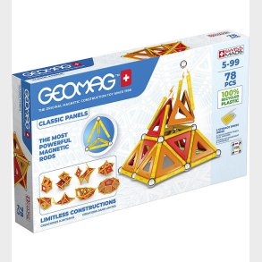 Geomag Magnetst - Classic Panels Recycled - 78 Dele