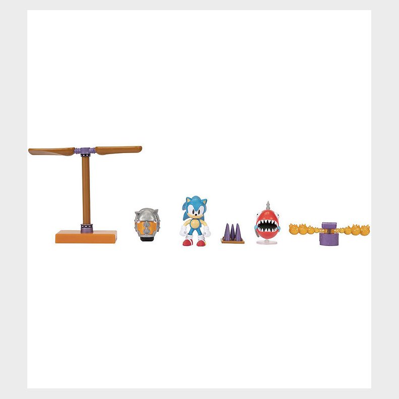 Sonic Legest - Diorama Set - Flying Battery Zone - 6 Dele