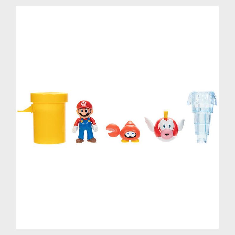 Super Mario Legest - Diorama Set - Sparkling Water - 5 Dele