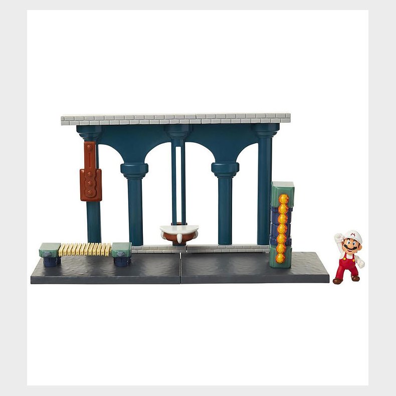 Super Mario Legest - Lava Castle Playset - 7 Dele