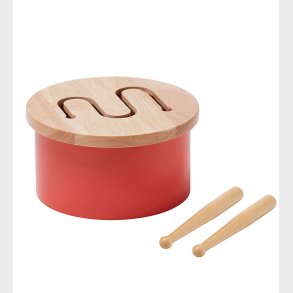 Kids Concept Trlegetj - Tromme Mini - 16,5 x 9 cm - Rd