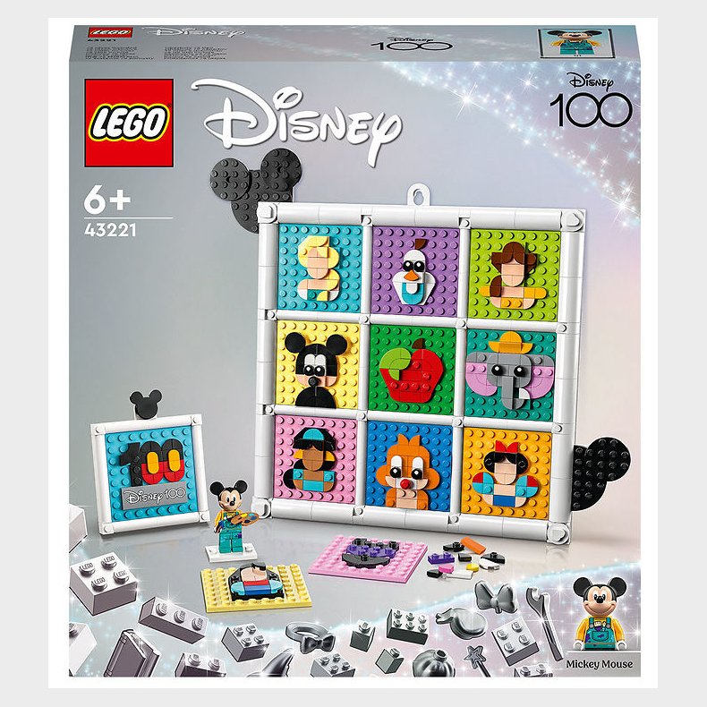 LEGO Disney - 100 r med Disney-ikoner 43221 - 1022 Dele