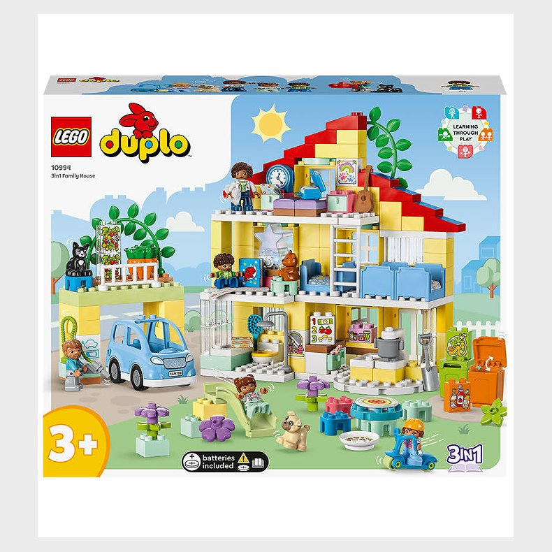 LEGO DUPLO - 3-i-1-Familiehus 10994 - 218 Dele