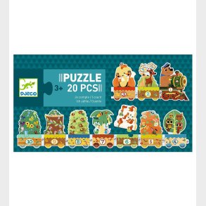 Djeco Puslespil - 20 Brikker - Jeg Tller
