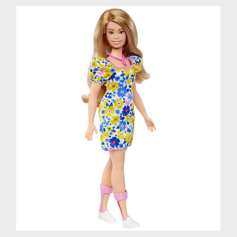 Barbie Dukke - 30 cm - Fashionista Floral - Down Syndrome