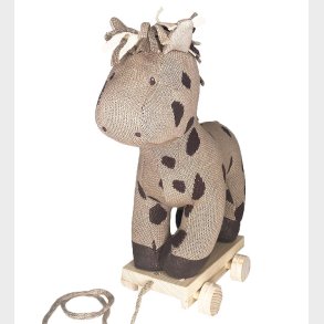 Smallstuff Trkdyr - Hest - 30x30 cm - Nature/Brown