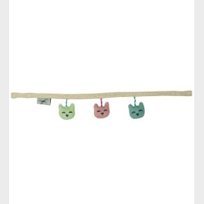 by ASTRUP Dukkevognskde - Katte - Rosa/Grn