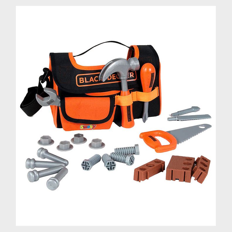 Black &amp; Decker Legetj - 21 Dele - Vrktjskasse