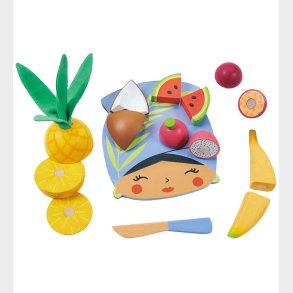 Tender Leaf Trlegetj - Skrebrt med Tropisk Frugt - 16 Dele