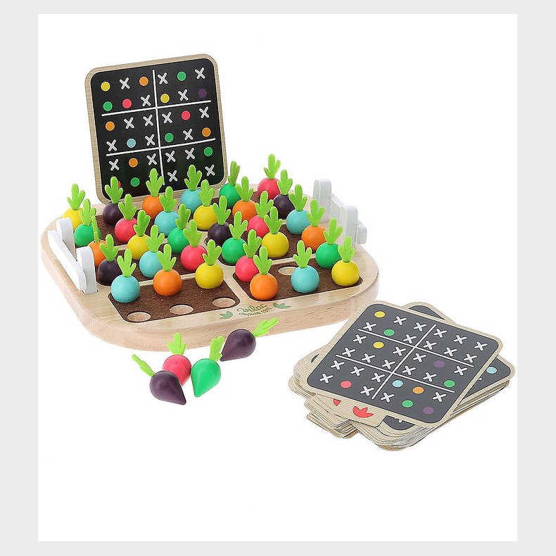 Vilac Spil - Tr - Sudoku med Grntsager