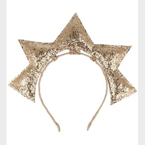 Meri Meri Hrbjle - Udkldning - Gold Puffy Star Headband