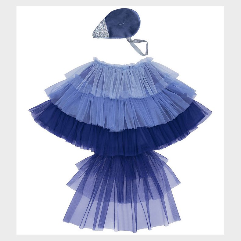 Meri Meri Udkldning - Blue Bird Cape Dress Up