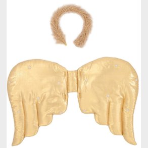 Meri Meri Udkldning - Gold Quilted Angel Wings