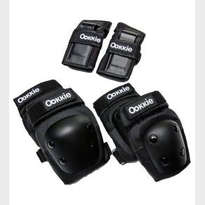 Ookkie Beskyttelsesst - Safety Pads x-small - Sort