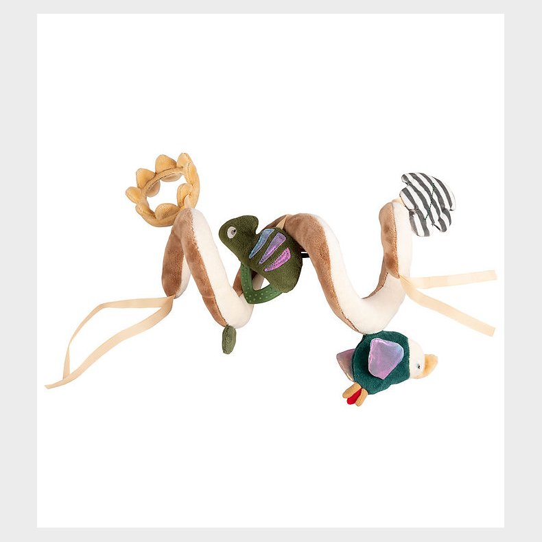 Sebra Aktivitetsspiral - Velour - Wildlife