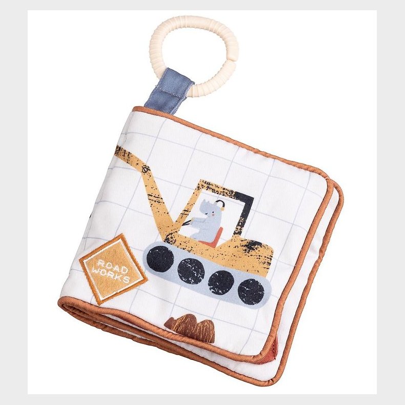 Sebra Stofbog - Busy Builders