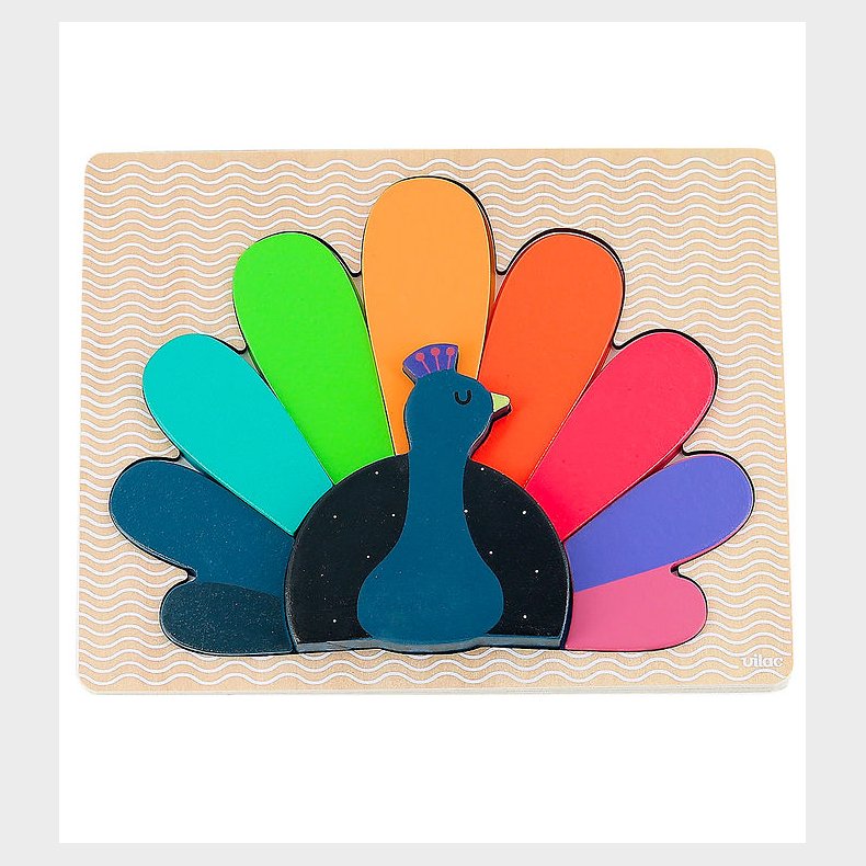 Vilac Puslespil - Tr - 8 Brikker - Pfugl