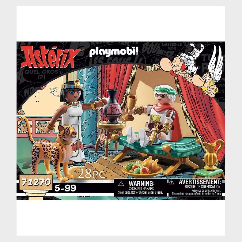 Playmobil Asterix - Caesar &amp; Cleopatra - 71270 - 28 Dele