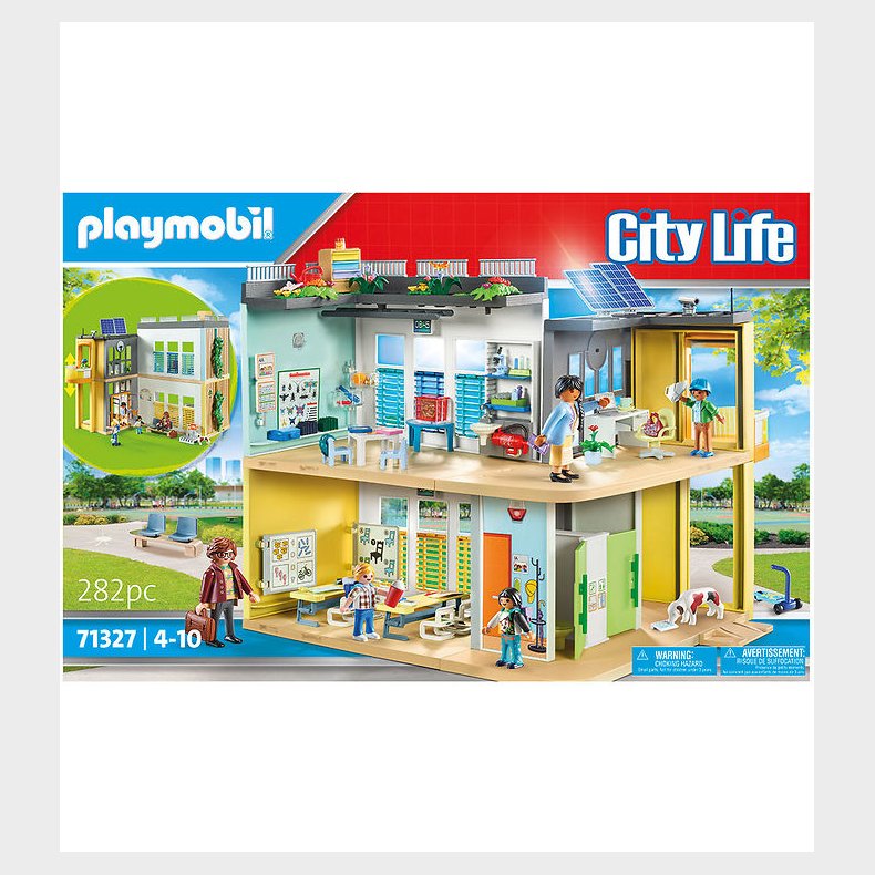 Playmobil City Life - Stor Skole - 282 Dele - 71327