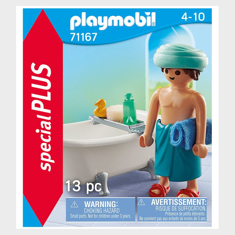 Playmobil SpecialPlus - Mand i Badekar - 13 dele - 71167