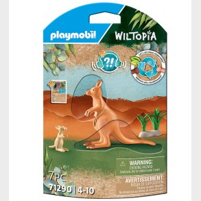 Playmobil Wiltopia - Knguru m. Unge - 7 Dele - 71290