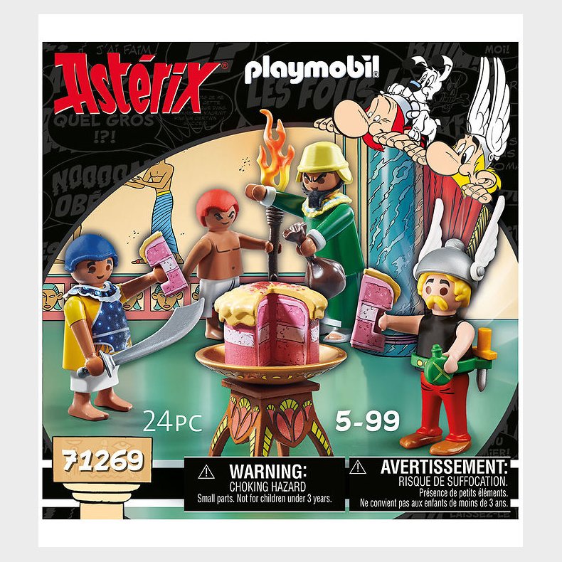 Playmobil Asterix - Criminalis' Forgiftede Kage - 24 Dele - 7126