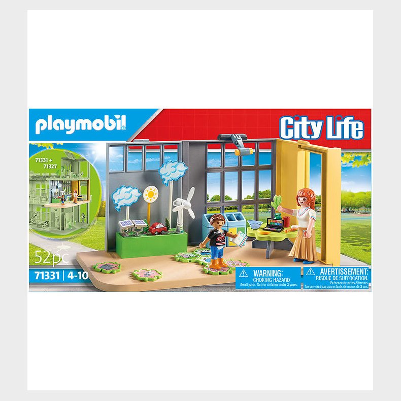 Playmobil City Life - Klimatologi-lokale Som Tilbygning - 52 Del