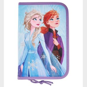 Frost Penalhus m. Indhold - Onezip - Bl m. Print/Glimmer