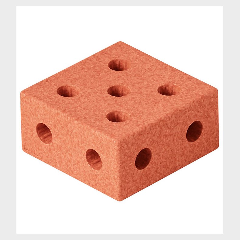 MODU Klods Firkant - 20x20x10 cm - Burnt Orange