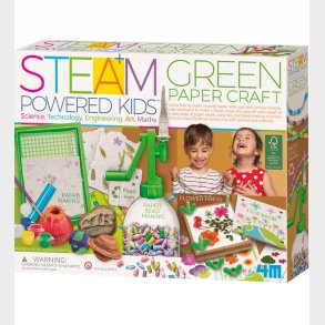4M Genbrugspapir St - STEAM Powered Kids - Green Paper Craft