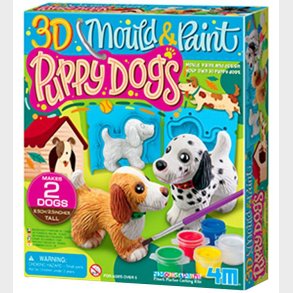 4M Stb & Mal - 3D Hvalpehunde