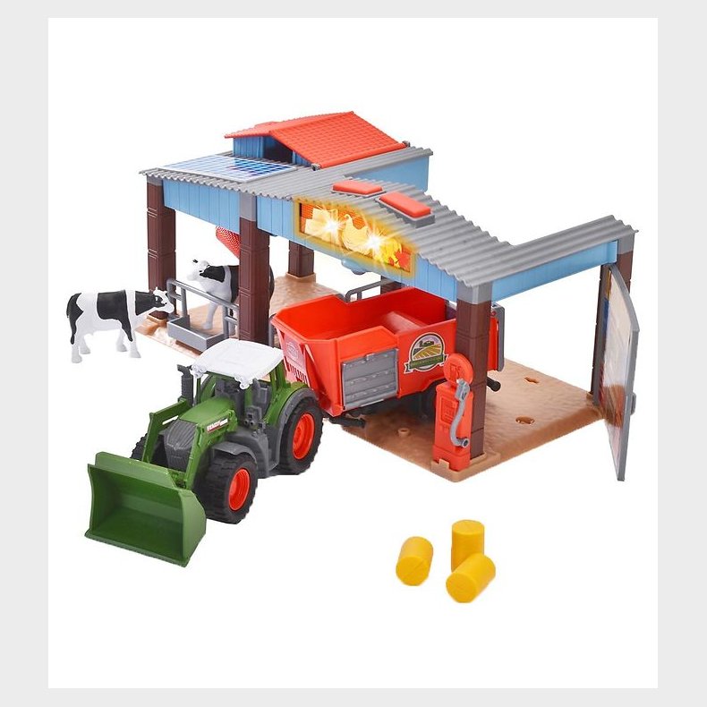 Dickie Toys Legest - Farm Station - Lys/Lyd