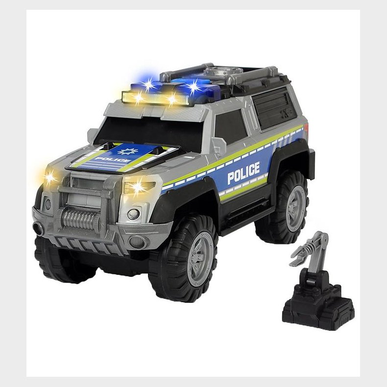 Dickie Toys Bil - Police SUV - Lys/Lyd