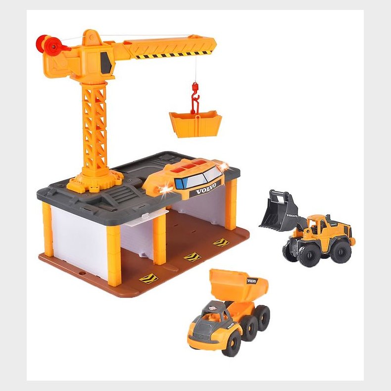 Dickie Toys Legest - Construction Station - Lys/Lyd