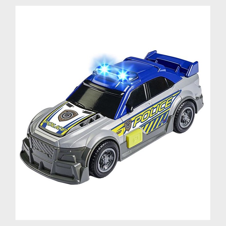 Dickie Toys Bil - Police Car - Lys/Lyd