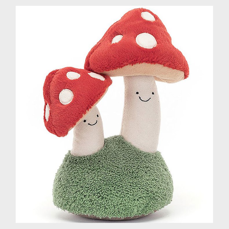 Jellycat Bamse - 25x13 cm - Amuseable Pair Of Toadstools