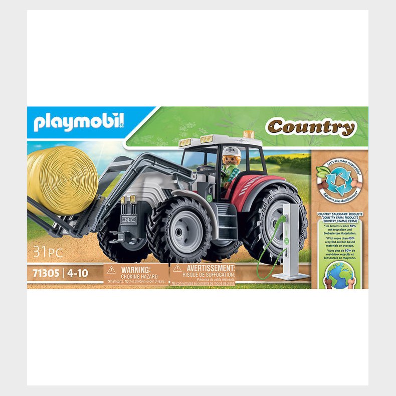 Playmobil Country - Stor Traktor - 71305 - 31 dele