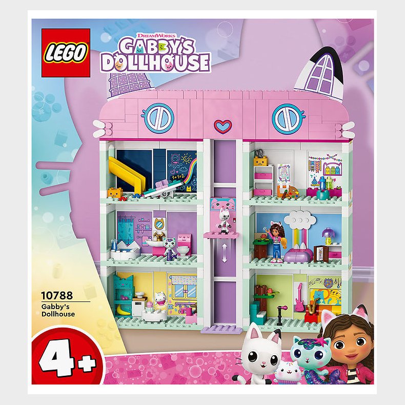 LEGO Gabby's Dollhouse - Gabbys Dukkehus 10788 - 498 Dele