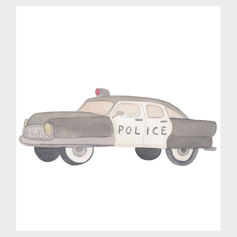 That's Mine Wallsticker - Police Car - Multi