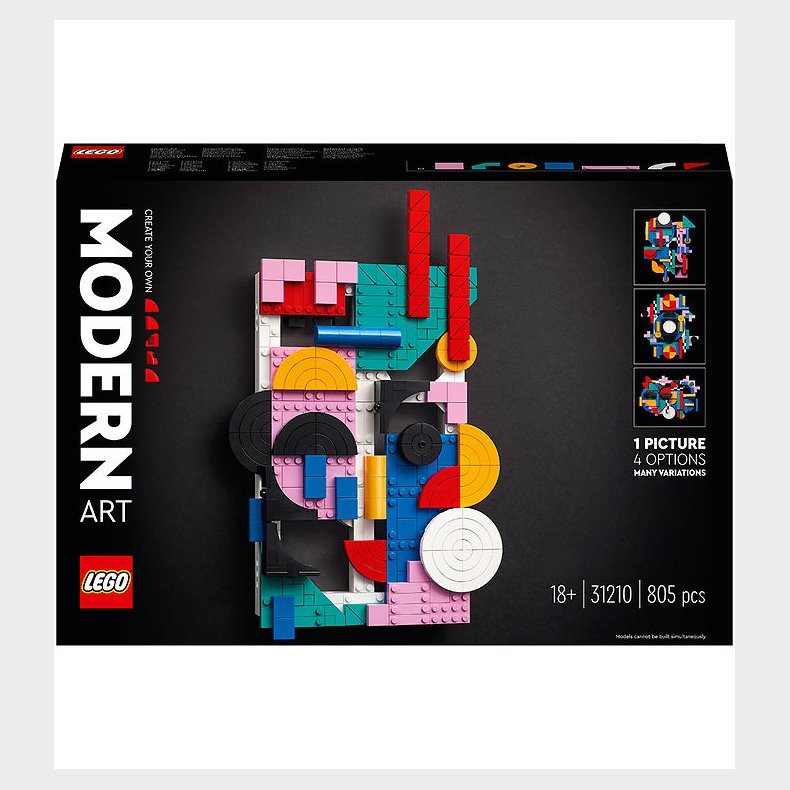 LEGO Art - Moderne Kunst 31210 - 805 Dele