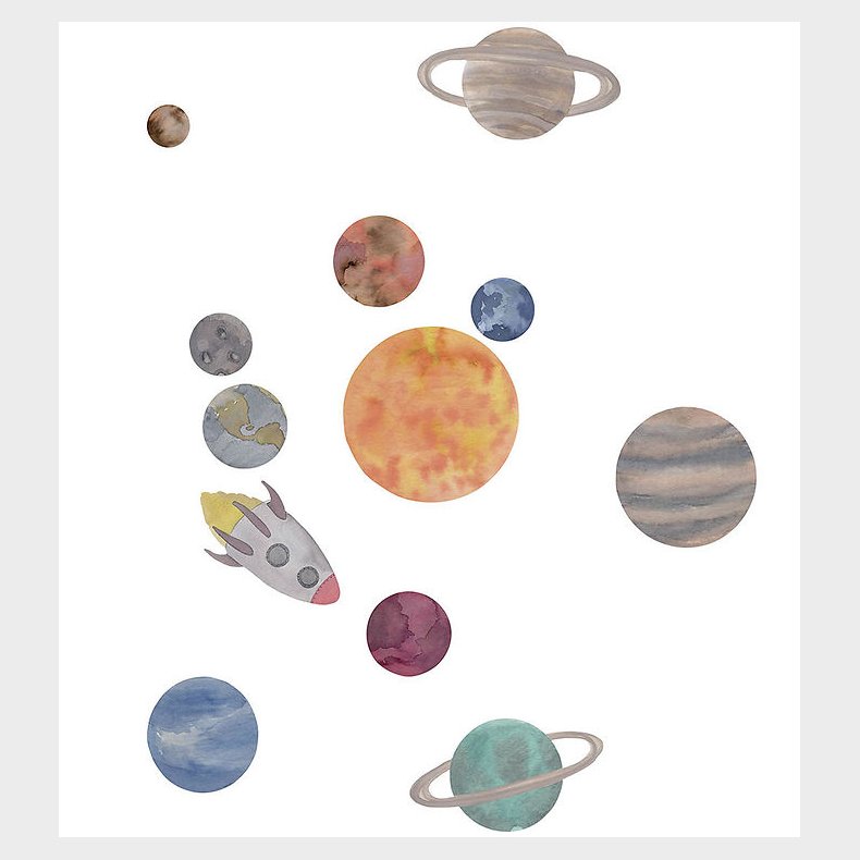 That's Mine Wallstickers - Solar System - Multi