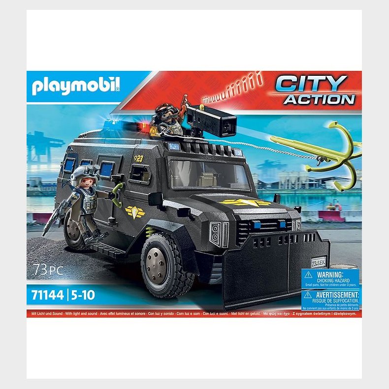 Playmobil City Action - SWAT-ATV - 71144 - 73 Dele