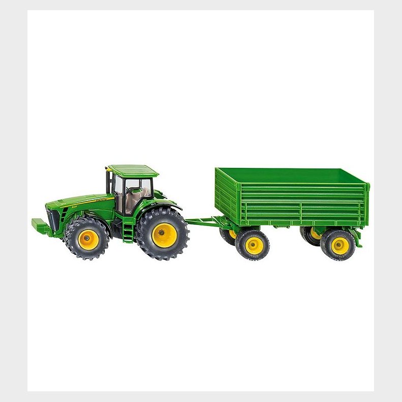 Siku Traktor m. Anhnger - John Deere 8430 - 1:50 - Grn