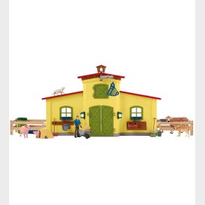 Schleich Farm World - 50x16x30 cm - Stor Bondegrd 42605 - Gul