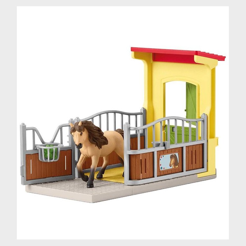 Schleich Farm World - 25x13x18 cm - Ponyboks m. Islnderhingst 4