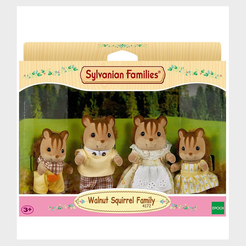 Sylvanian Families - Walnut Squirrel Family - 4172